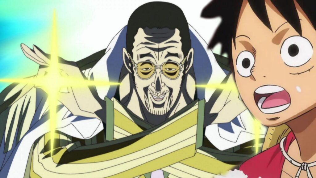 Kizaru et Luffy de One Piece