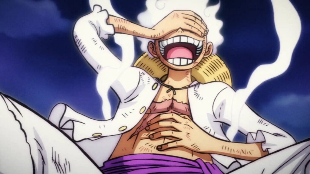 Gear 5 de Luffy dans One Piece