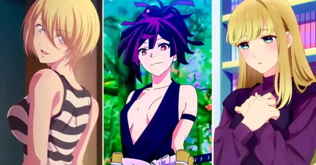 Filles sexy d'anime