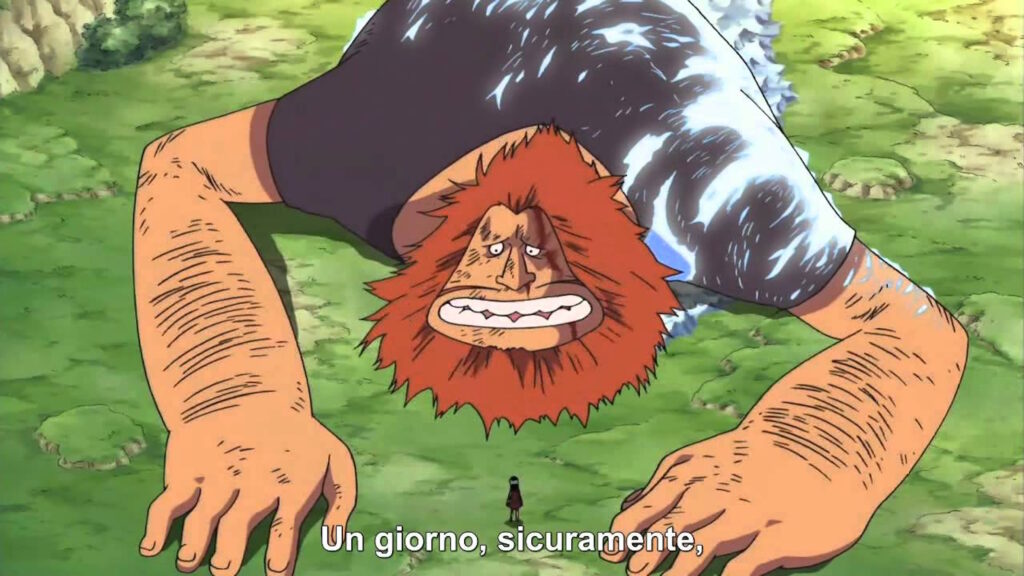 One Piece Nico Robin sauvée par Sauro