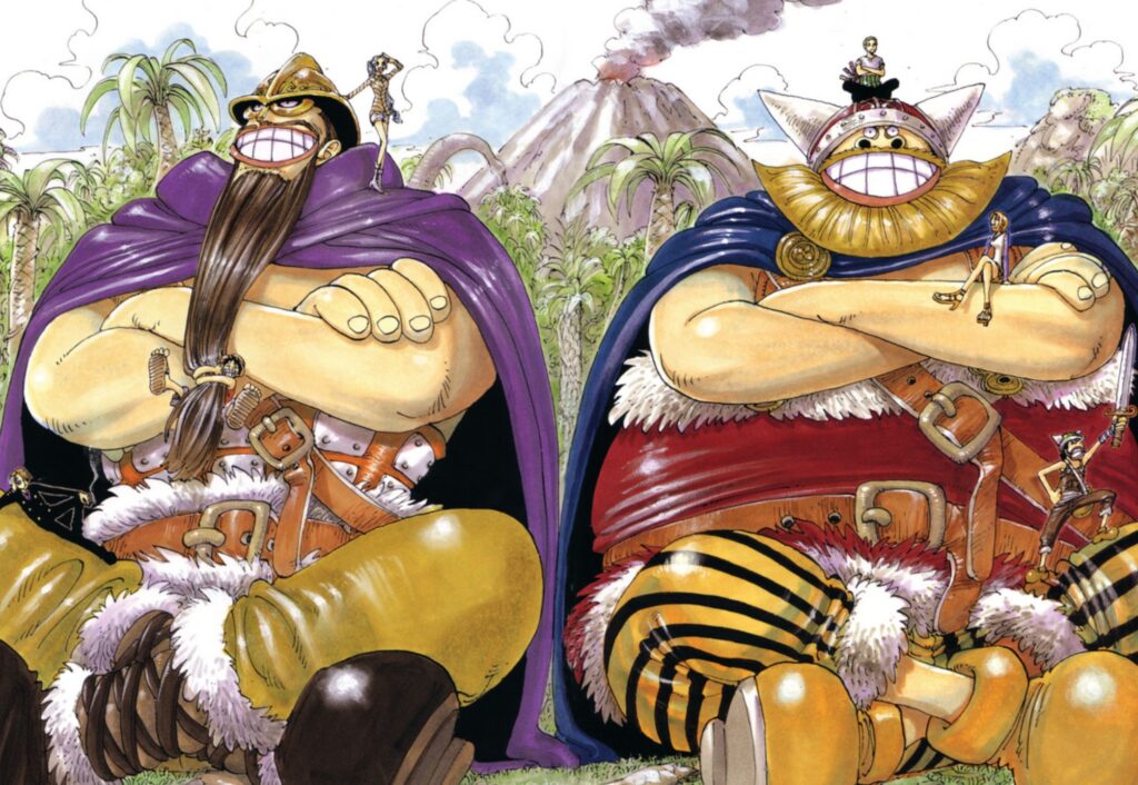 Dori et Brogi dans One Piece