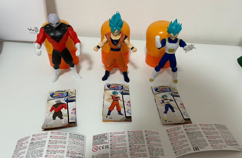 Des surprises dans les œufs de Dragon Ball 2024