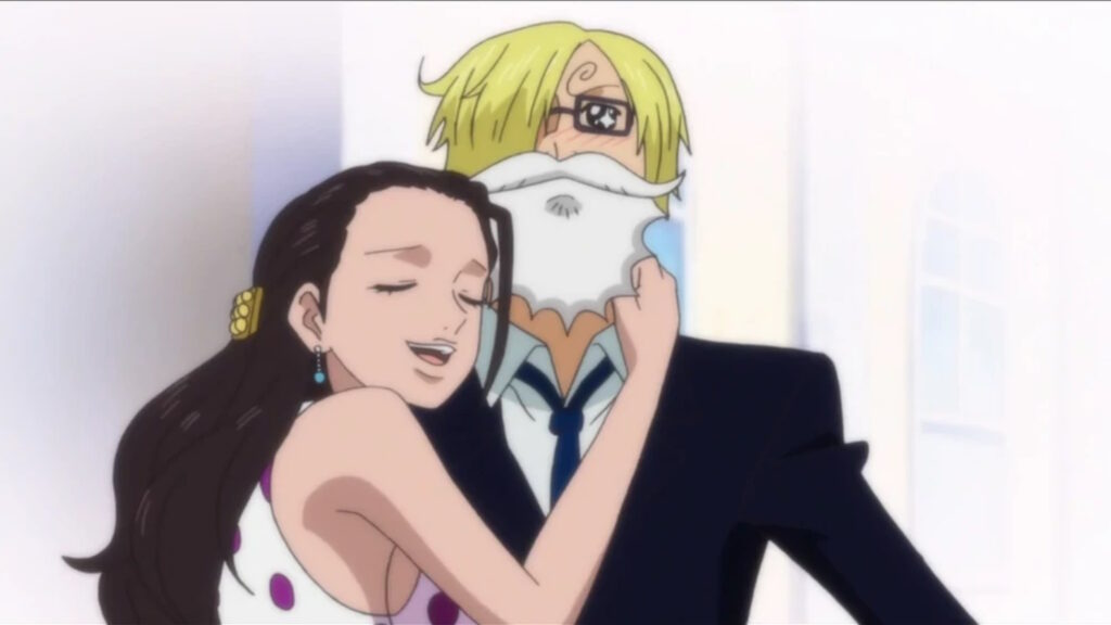 One Piece Sanji avec Violet