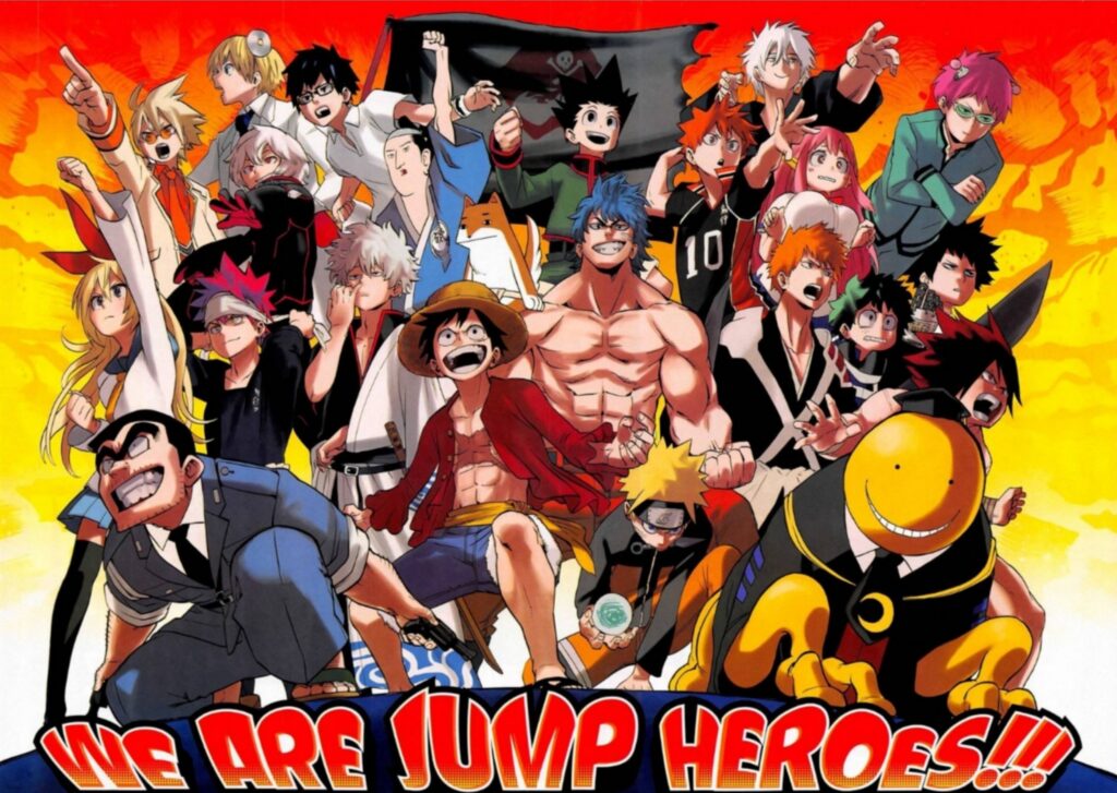 We Are Jump Heroes avec même Luffy de One Piece