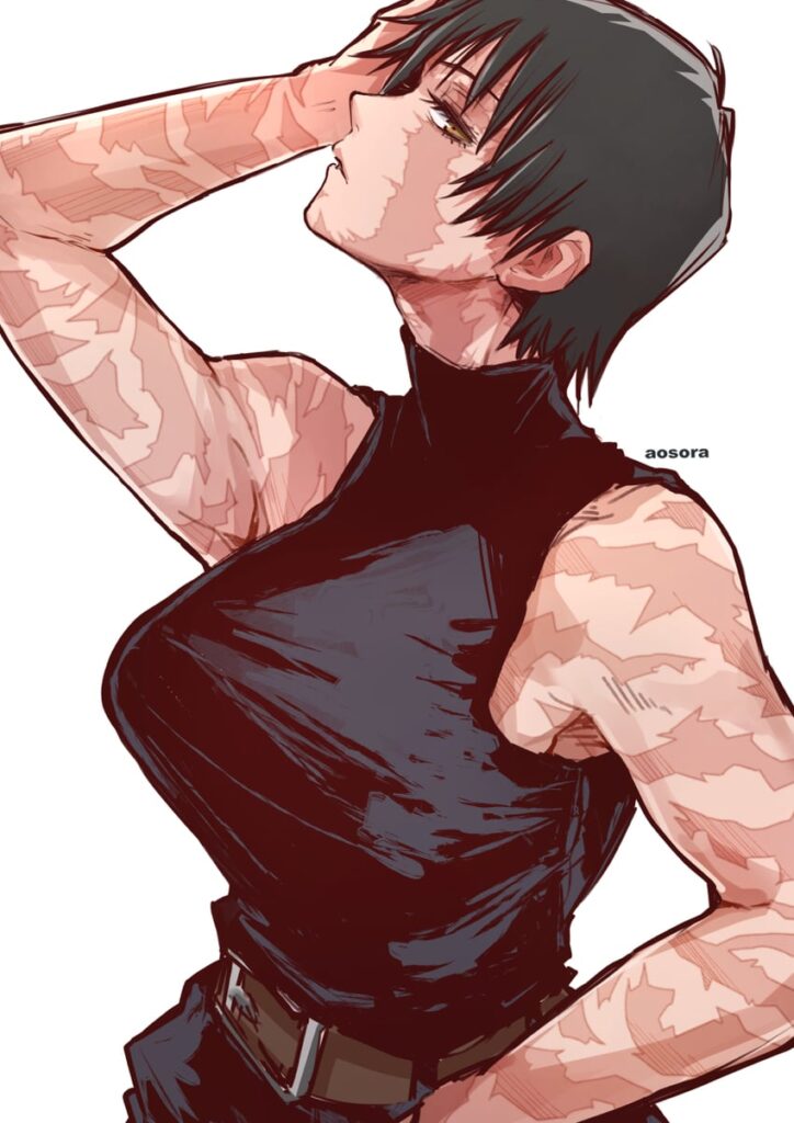 zen in maki jujutsu kaisen dessiné par aosora2823 exemple ee88adae6d8c0c91c4d12db6d12ebfd2