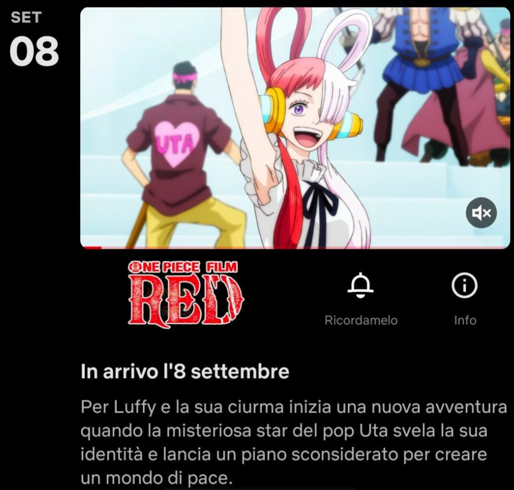 One Piece Red annoncé sur Netflix