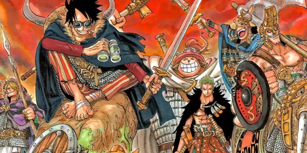 One Piece : mugiwara habillés en Vikings