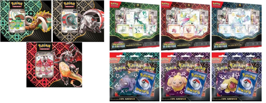 Expansion des cartes de collection spéciale Pokémon Destinée de Paldea