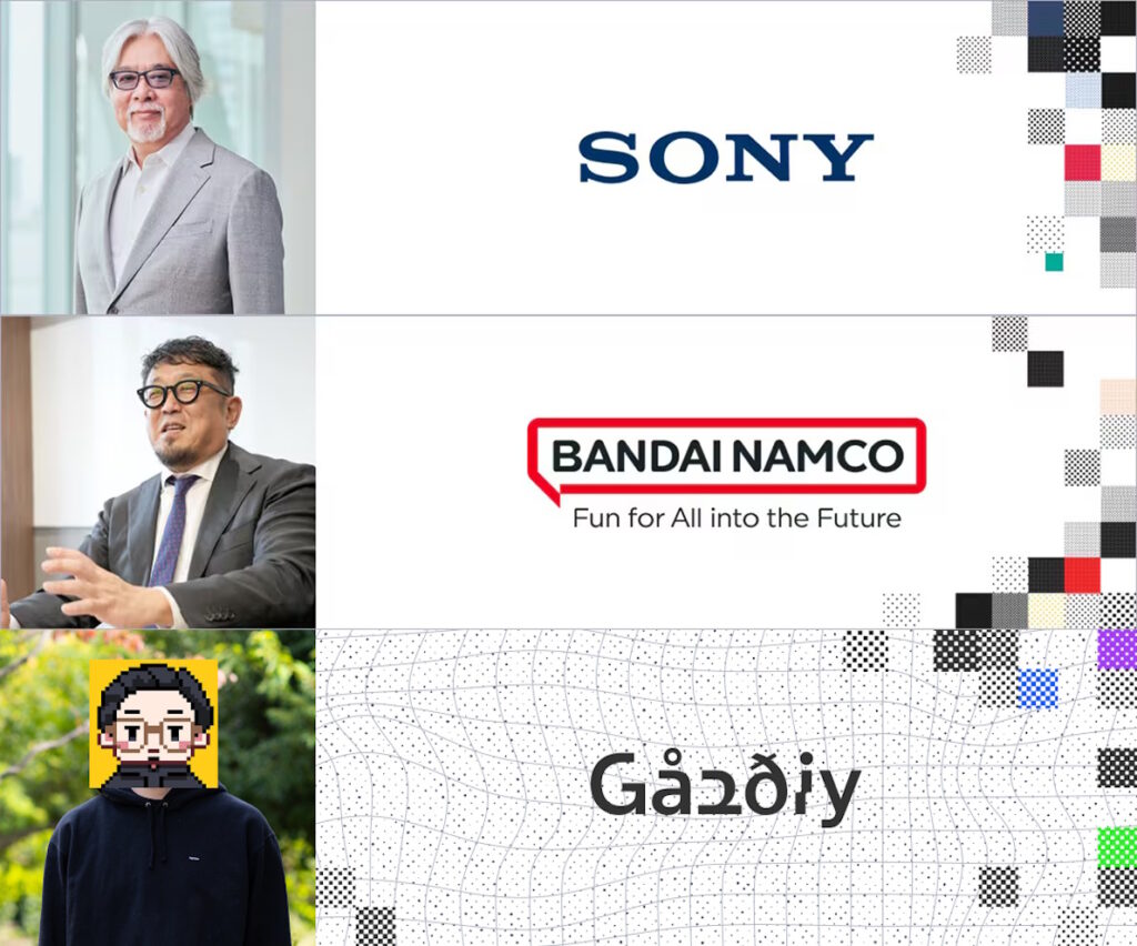 figures principales de sony bandai gaudiy